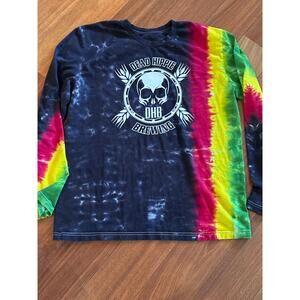 Dead Hippie Brewing Tie Dye Long Sleeve Tshirt